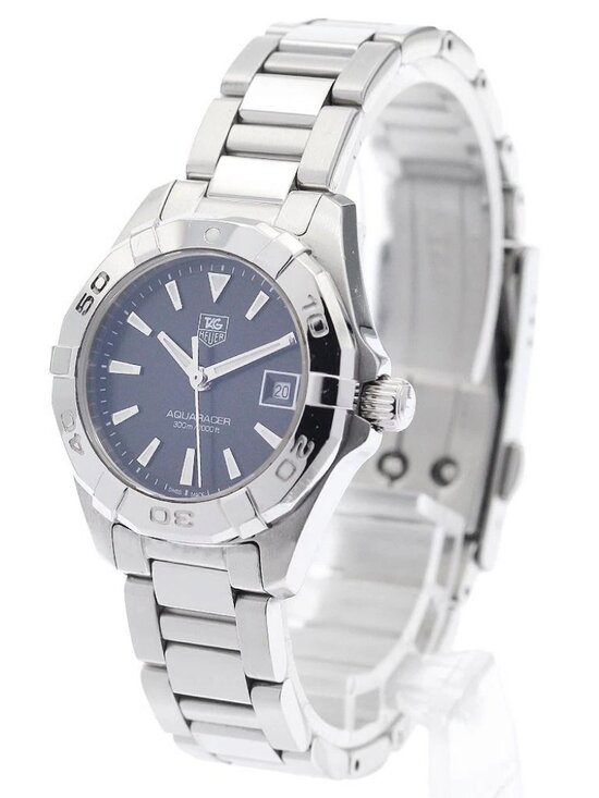 TAG HEUER Aqua racer WAY1410.BA0920 Date Black Dial Quartz Ladies Watch_941882 main image 11